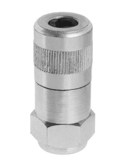Трехлепестковый соединитель для консистентной смазки для высокого давления длина 43 мм, D 18 мм